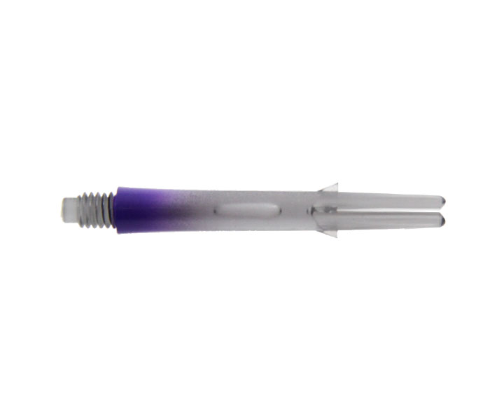 DARTS SHAFT【L-style】L-SHaft Straight Lock Gradation ClearBlack x Purple 260　