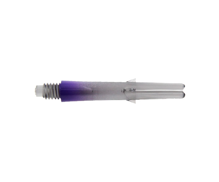 DARTS SHAFT【L-style】L-SHaft Straight Lock Gradation ClearBlack x Purple 190　