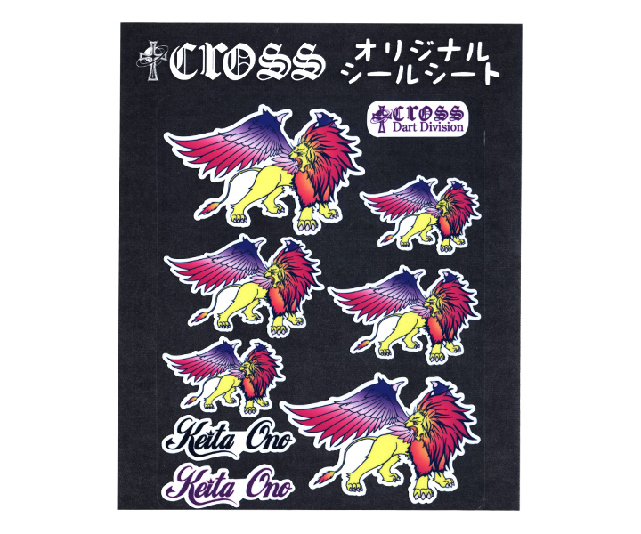 DARTS ACCESSORIES【CROSS DART DIVISION】 小野惠太 Logo Sticker