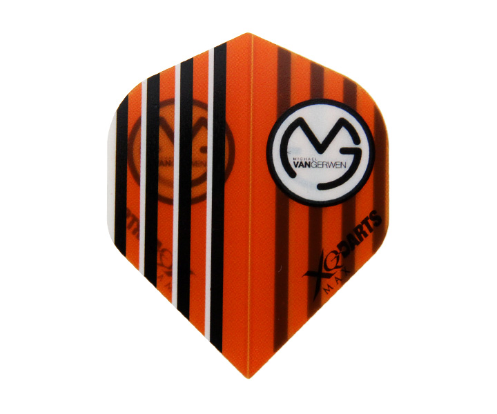 DARTS FLIGHT【 XQ MAX DARTS 】MichelVanGerwen Model Orange MVA1078
