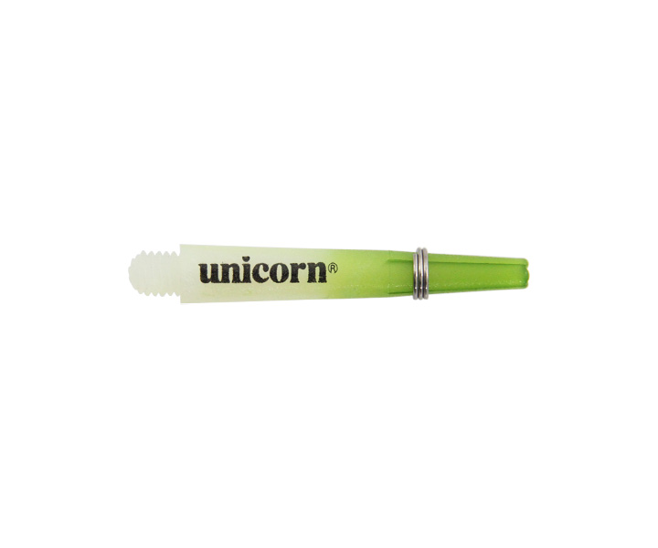 DARTS SHAFT【 unicorn 】Gripper3 TwoTone Short Green/White 78749