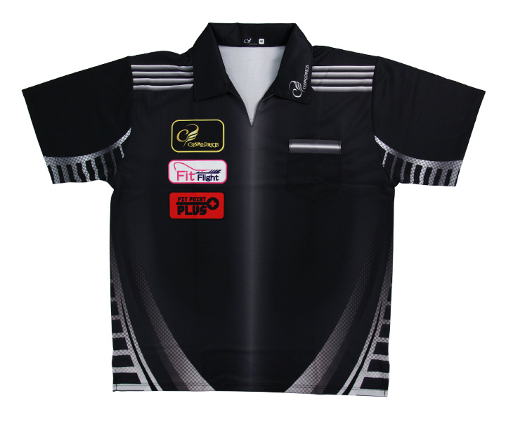 DARTS APPAREL【COSMO DARTS】Replica Shirt CODE METAL 3L