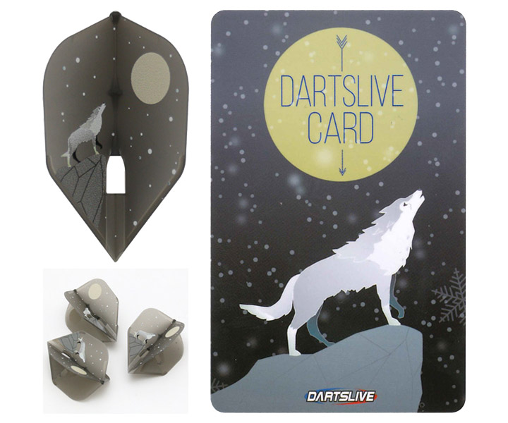 DARTS GAME CARD【DARTSLIVE】SPECIAL PACK L-Flight 白狼-WhiteWolf-
