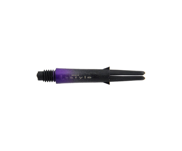 DARTS SHAFT【L-style】L-SHaft Carbon Straight Lock Gradation Black x Purple 190
