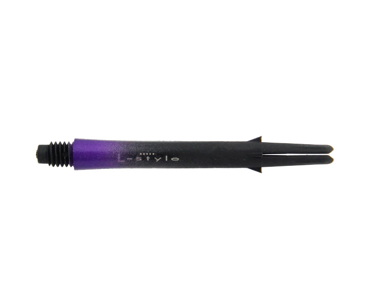 DARTS SHAFT【L-style】L-SHaft Carbon Straight Lock Gradation Black x Purple 330