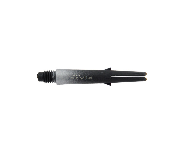 DARTS SHAFT【L-style】L-SHaft Carbon Straight Lock Gradation Black x Silver 190