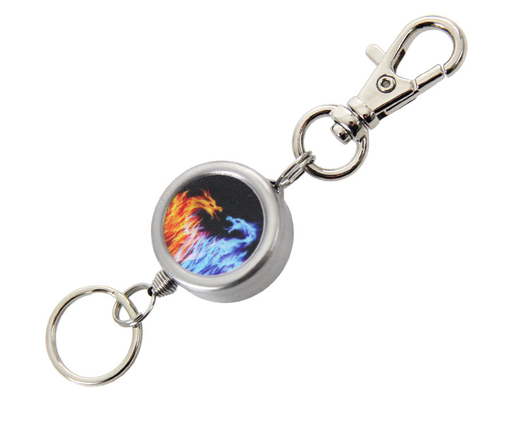 DARTS ACCESSORIES【S4】Reel Keyholder Twin Fire Dragon