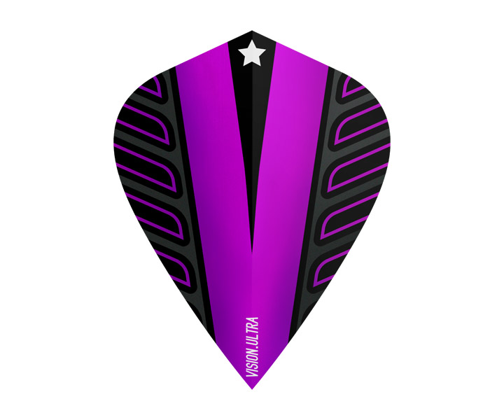 DARTS FLIGHT【TARGET】VISION ULTRA KITE VOLTAGE Purple 333400