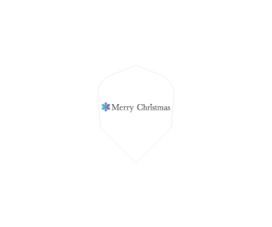 DARTS FLIGHT【PRO】Merry Christmas Shape