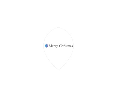 DARTS FLIGHT【PRO】Merry Christmas Teardrop