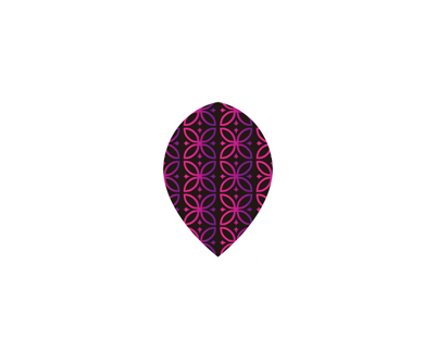 DARTS FLIGHT【 PRO 】Pink/Purple Pattern Teardrop