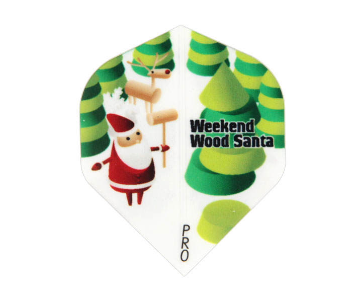 DARTS FLIGHT【PRO】Weekend Wood Santa Standard