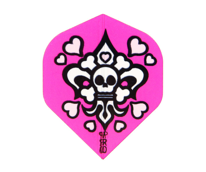 DARTS FLIGHT【 PRO 】Valentine Heart Skull Standard