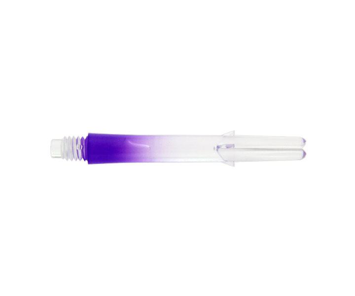 DARTS SHAFT【L-style】L-SHaft Straight Lock Gradation Clear x Purple 260　