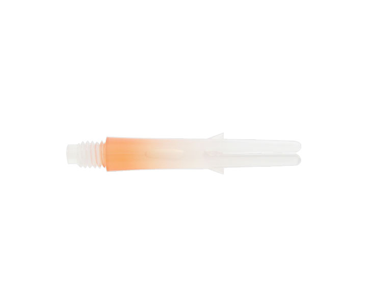 DARTS SHAFT【L-style】L-SHaft Straight Lock Gradation MilkyWhite x Orange 190　