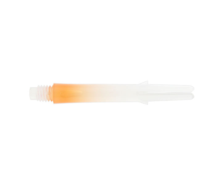 DARTS SHAFT【L-style】L-SHaft Straight Lock Gradation MilkyWhite x Orange 260　