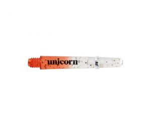 DARTS SHAFT【unicorn】Gripper4 Elements Two tone Short Red/Clear No.78979