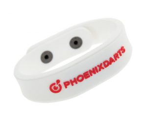 DARTS ACCESSORIES【PHOENIX】PHOENicA WristBand Standard White&Red
