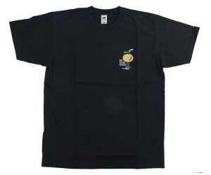 DARTS APPAREL【COSMO DARTS】FRUITS OF THE LOOM x COSMO DARTS T-Shirt Roy Ehime Orange S Black