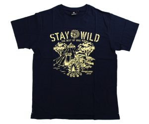 DARTS APPAREL【 SHADE 】STAY WILD Ｔ-Shirt 安食賢一 Model Navy