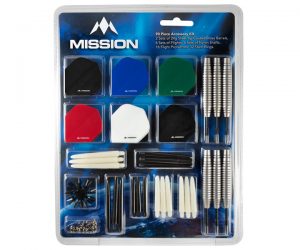 DARTS BARREL【MISSION】90pc Accessiory Kit STEEL