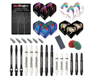 DARTS FLIGHT【Red Dragon】Snakebite Peter Wright Model Accessory Pack