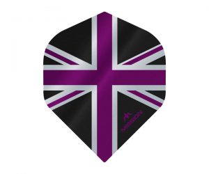 DARTS FLIGHT【 MISSION 】MISSION Alliance Union Jack Standard Black with Purple