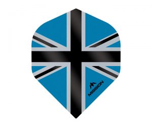 DARTS FLIGHT【MISSION】MISSION Alliance X Union Jack Standard Blue with Black 