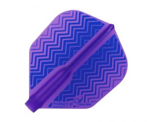 DARTS FLIGHT【 Fit Flight 】Printed Series Trench Purple Shape