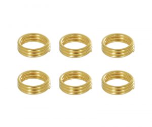 DARTS ACCESSORIES【S4】Shaft Ring Gold 6pcs