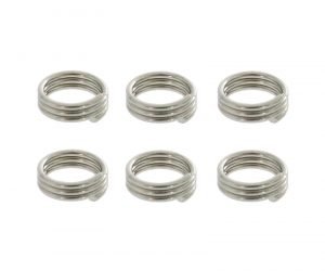 DARTS ACCESSORIES【S4】Shaft Ring Silver 6pcs