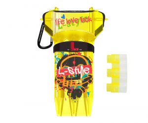 DARTS CASE【L-style】KRYSTAL ONE  2023 MAGNIFICENT DESIGN Yellow