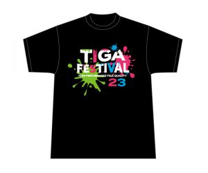 【 ＊預購＊ 】[訂貨生產]DARTS APPAREL【 SHADE x TIGA 】SP Collaboration TIGA 祭2023 FES T-shirt Black