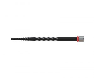 DARTS ACCESSORY【one80】R2 Interchange Point (2.35mm) Grooved-B Black 48mm