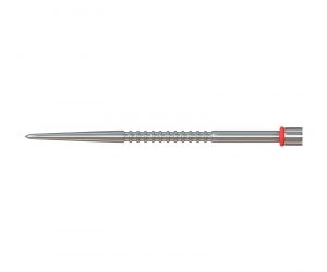 DARTS ACCESSORY【one80】R2 Interchange Point (2.35mm) Grooved-C Silver 52mm