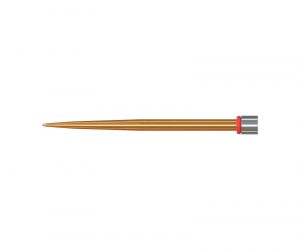 DARTS ACCESSORY【one80】R2 Interchange Point (2.35mm)Smooth Gold 44mm