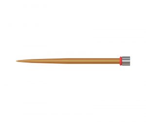 DARTS ACCESSORY【one80】R2 Interchange Point (2.35mm)Smooth Gold 48mm