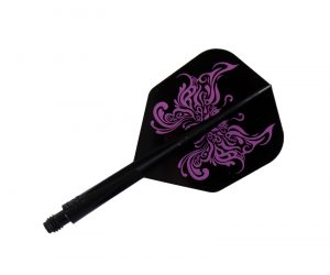 DARTS FLIGHT【 CONDOR 】AXE TRIBAL BUTTERFLY Lucy Chang Model Small Black