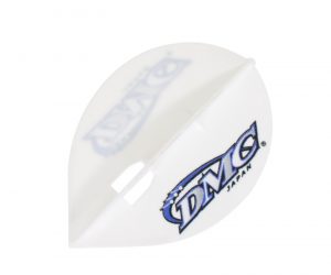 DARTS FLIGHT【 L-Flight x DMC 】PRO DMC Logo Full Color TearDrop White