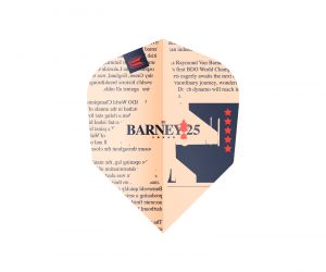 DARTS FLIGHT【TARGET】BARNEY 25 Raymond van Barneveld Model PRO.Ultra Shape 3Set