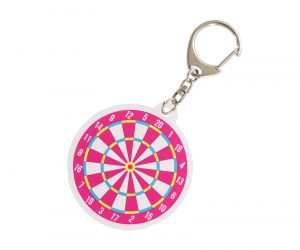 DARTS ACCESSORIES【Ptera Factory x S4】DartsBoard KeyHolder Pink