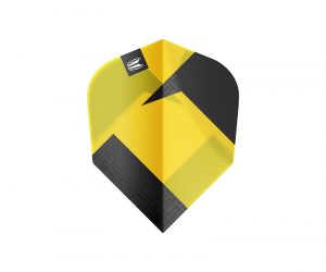 DARTS FLIGHT【TARGET】TAG PRO.Ultra Black/Yellow Shape 3Set