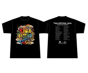 【 ＊預購＊ 】[5月出貨]DARTS APPAREL【 SHADE x TIGA 】SP Collaboration TIGA祭 2024 Fes T-shirt Black